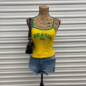 Y2K Brazil Crop Top